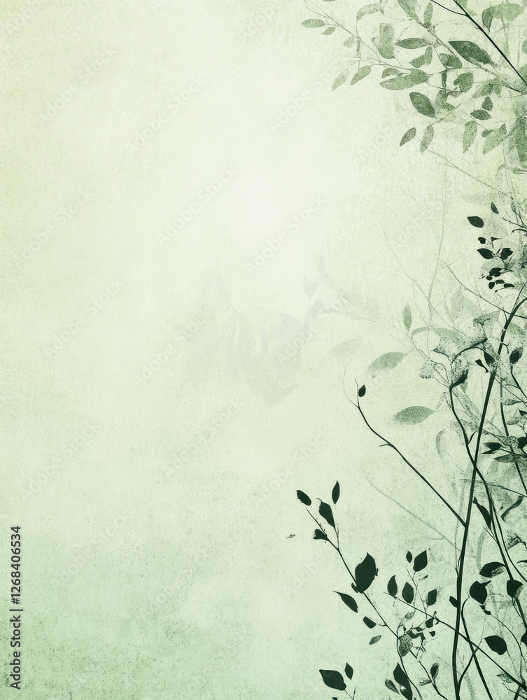 Light green background, very soft, delicate, and subtle, with a textured paper surface, perfect for adding intricate details to your designs. Light green background, very soft, delicate, and subtle, with a textured paper surface, perfect for adding intricate details to your designs.
