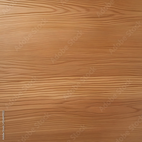 This high-resolution polished oak wood texture features a smooth, flawless surface with golden-brown tones and a clean, wavy grain pattern. 