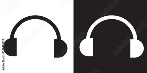 Headphone icon vector for web and mobile app. headphone sign and symbol