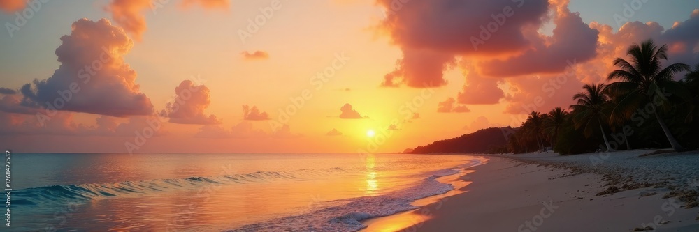 Soft light and sandy hues dominate St Thomas Sky at Sunset, colors, warm, st john Soft light and sandy hues dominate St Thomas Sky at Sunset, colors, warm, st john