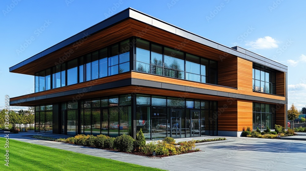 wood building facade wood building facade