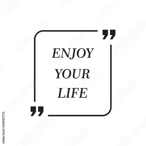 simple picture quotes vector design