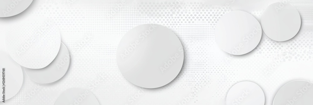 Abstract Minimalist Background Design Featuring Floating Circular Elements with a Clean White Color Palette Ideal for Banners and Posters Abstract Minimalist Background Design Featuring Floating Circular Elements with a Clean White Color Palette Ideal for Banners and Posters