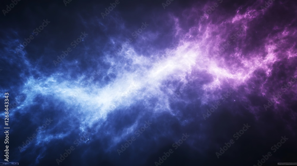 Fototapeta premium A stunning cosmic display featuring radiant light streaks in deep space, perfect for visual storytelling and artwork.
