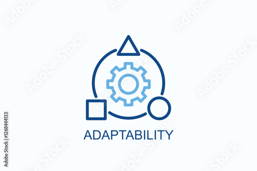 Adaptability Icon Or Logo Isolated Illustration
