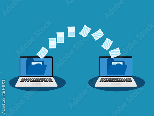 Transfer files, Send documents between laptops, Backup on, Exchange files on folders, Send documents over the Internet