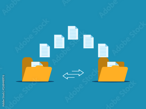 Transfer files, Backup on, Exchange files on folders, Send documents over the Internet