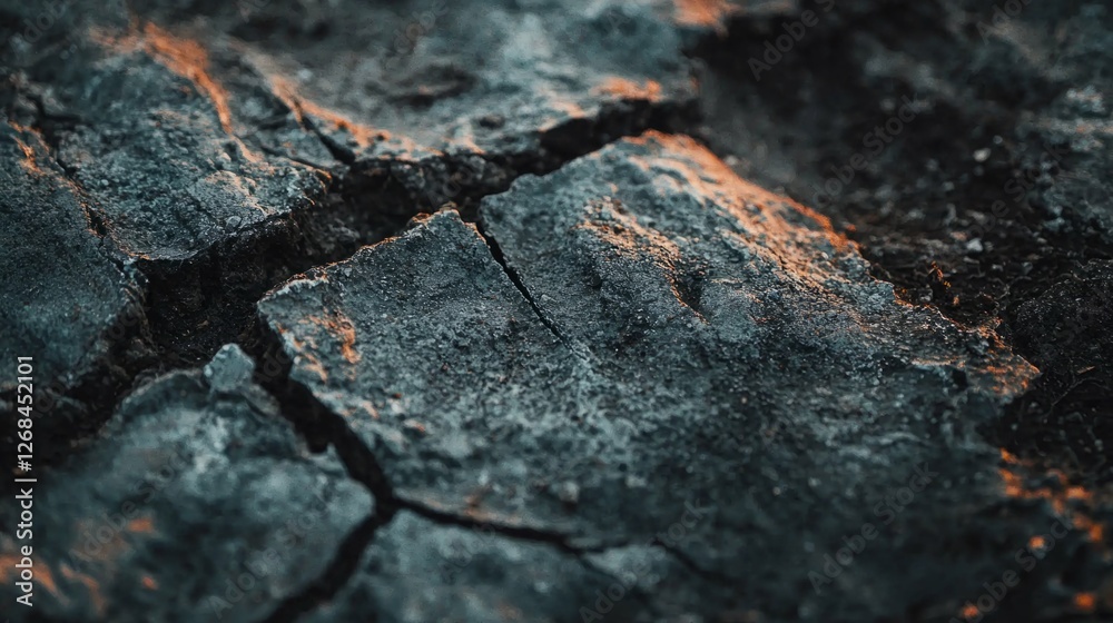 Cracked Earth Texture in Natural Drought Conditions of Landscape Cracked Earth Texture in Natural Drought Conditions of Landscape