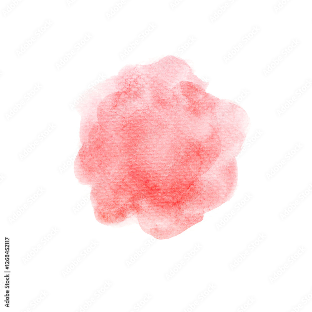Fototapeta premium a red watercolor.
