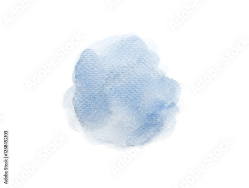 a gray watercolor on white.