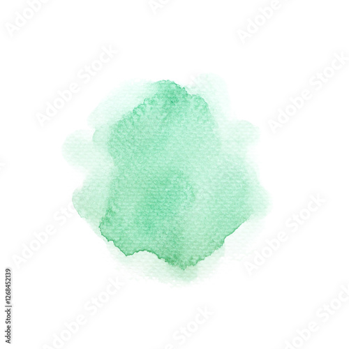 a green watercolor.