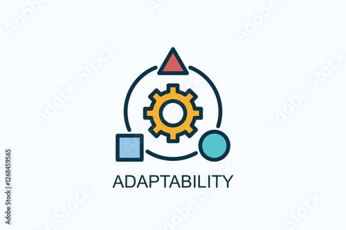 Adaptability Icon Or Logo Isolated Illustration