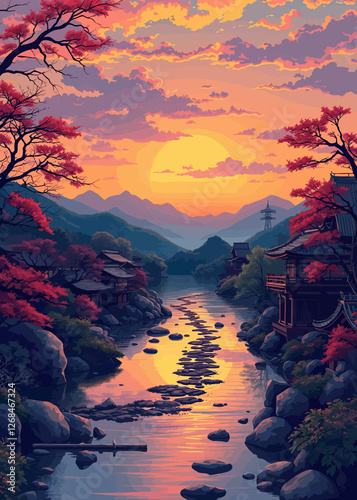 landscape japanese art