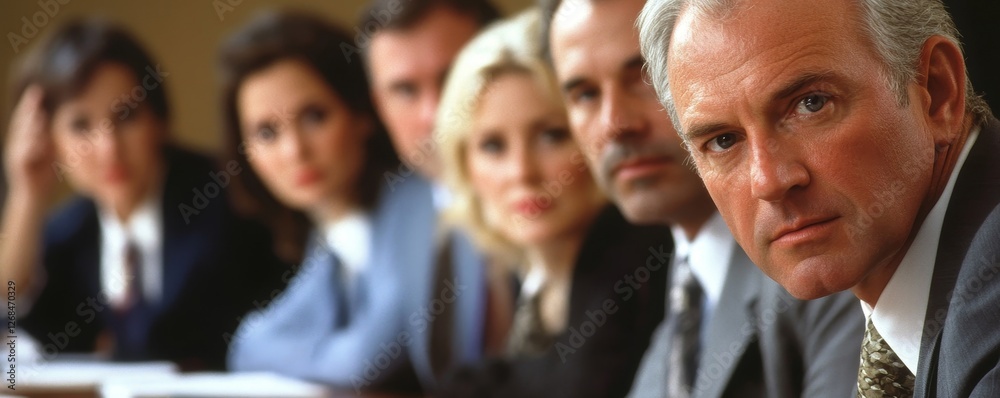 Businesspeople In Meeting, 