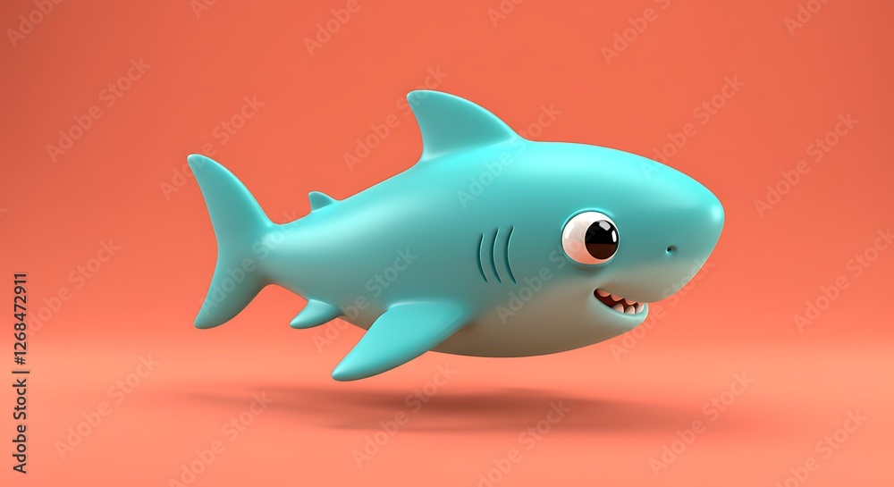 funny cartoon shark