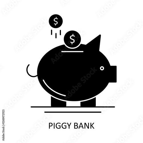 Piggy Bank – Savings Symbol Representing Financial Security and Money Management