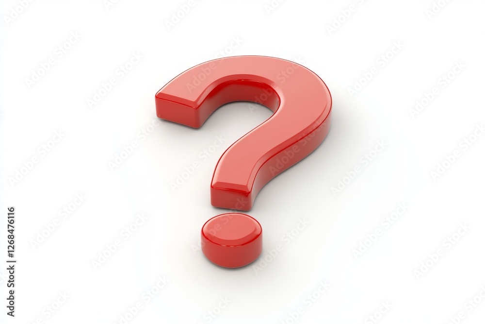 Red question mark, 3D render, white background, FAQ concept (4) Red question mark, 3D render, white background, FAQ concept (4)