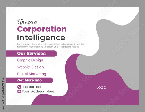  Corporate billboard design vector
