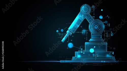 Futuristic Robotic Arm Automation and Innovation in a Digital World