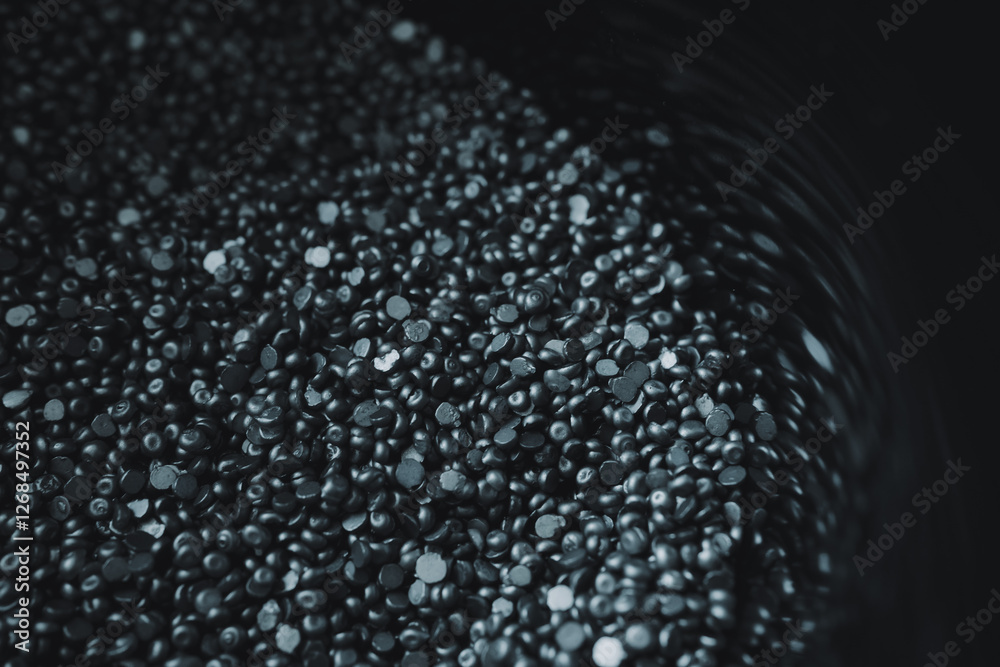 Dark silver abstract background of metallic Wax Granules Dark silver abstract background of metallic Wax Granules