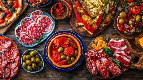 Italian Food Spread