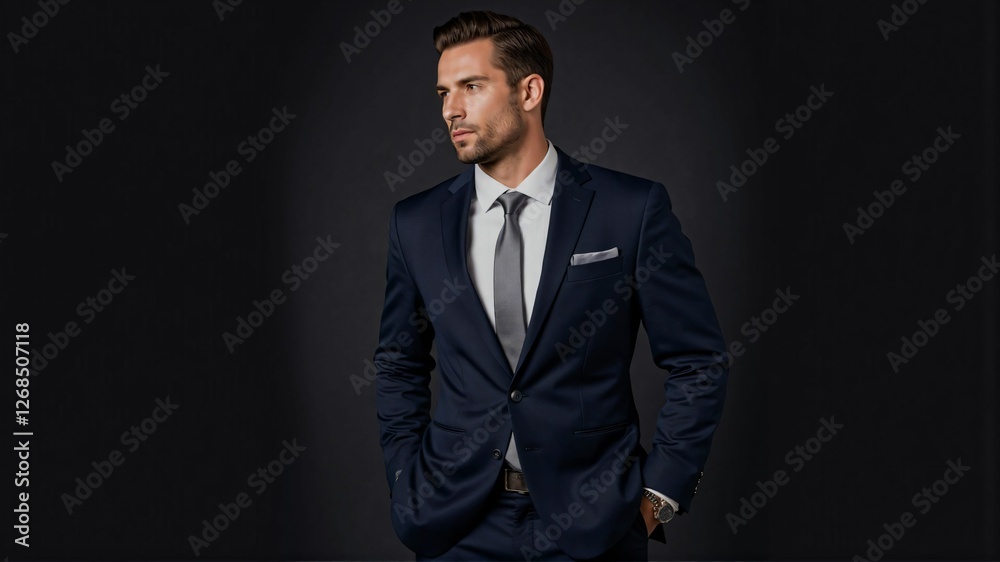 Confident Business Executive in a Luxury Suit – Leadership, Success, and Career Growth Confident Business Executive in a Luxury Suit – Leadership, Success, and Career Growth