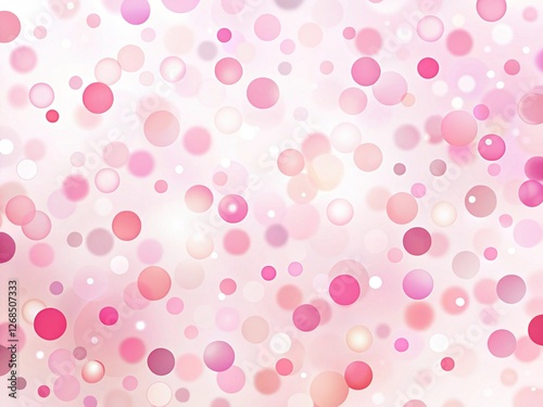 Wallpaper Mural Abstract Pink Polka Dot Background Texture for Design Torontodigital.ca