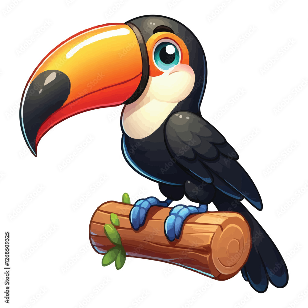 Obraz premium toucan bird on a branch