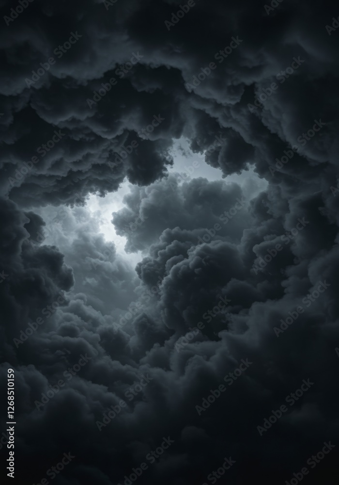 Obraz premium dark stormy clouds