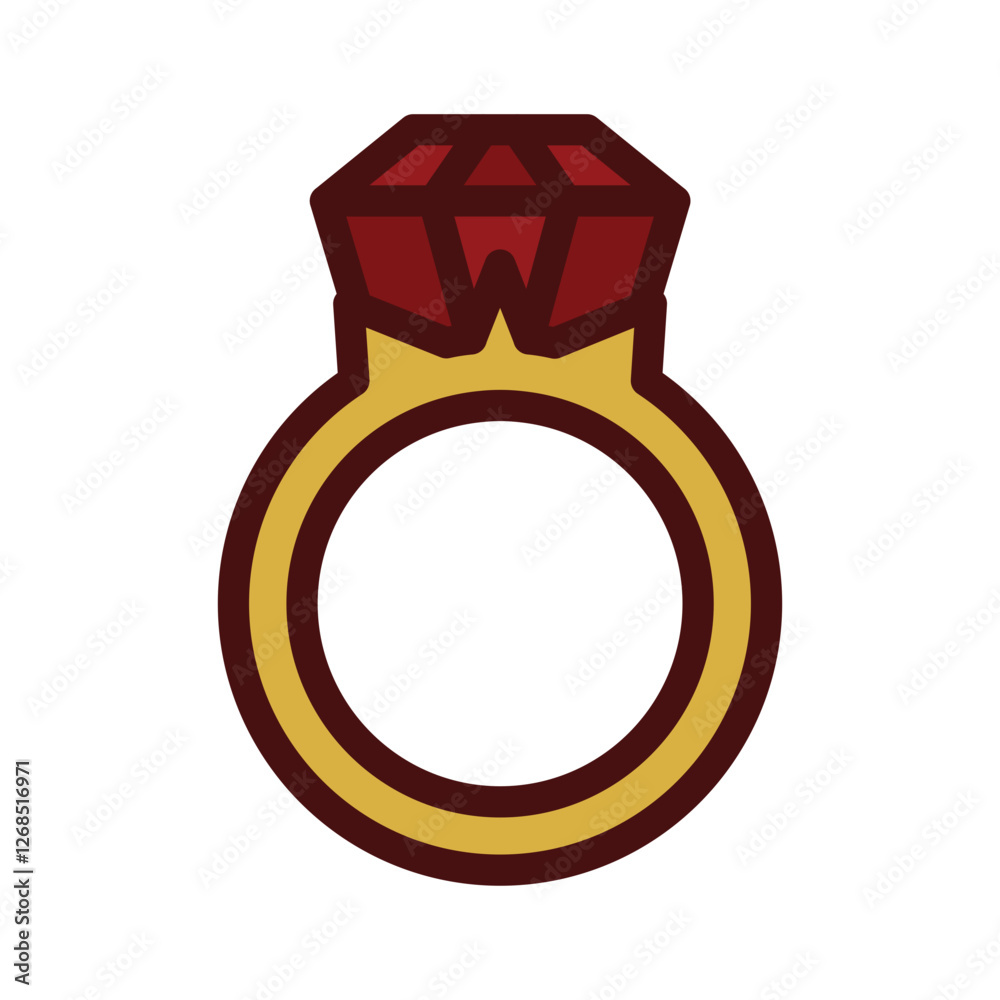 Gold Ring Icon Gold Ring Icon