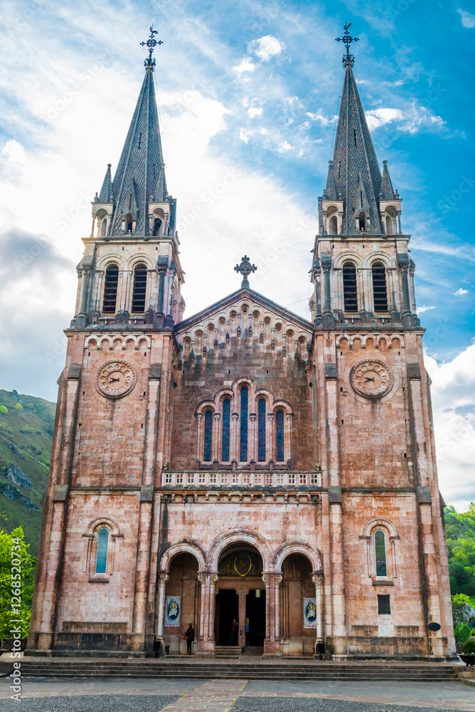 Covadonga, a parish in the municipality of Cangas de Onis, in the Principality of Asturias Covadonga, a parish in the municipality of Cangas de Onis, in the Principality of Asturias