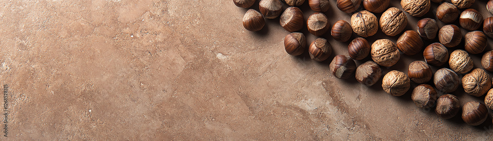Close-up shot of assorted nuts on a textured surface, showcasing rich colors and natural textures, perfect for culinary and health themes. Close-up shot of assorted nuts on a textured surface, showcasing rich colors and natural textures, perfect for culinary and health themes.