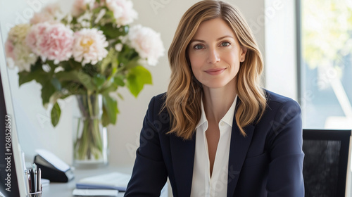 Confident Businesswoman in Modern Office – Leadership, Success & Professionalism