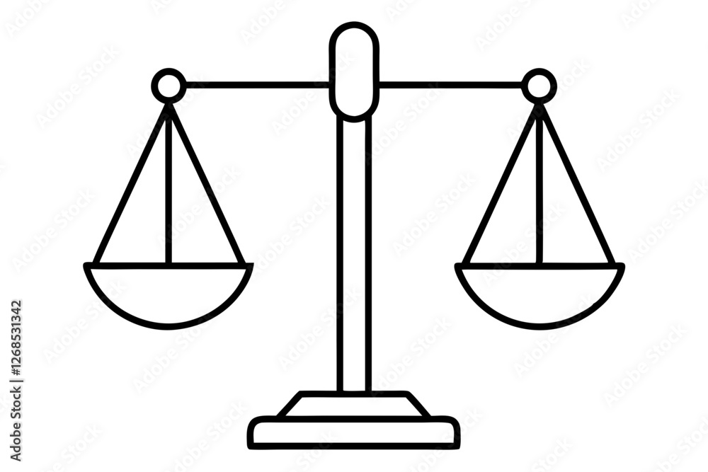 Scales of Justice Flat Icon for Apps and Websites | Vector Design Scales of Justice Flat Icon for Apps and Websites | Vector Design