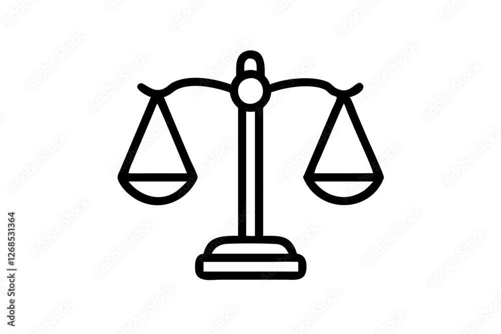 Scales of Justice Flat Icon for Apps and Websites | Vector Design Scales of Justice Flat Icon for Apps and Websites | Vector Design