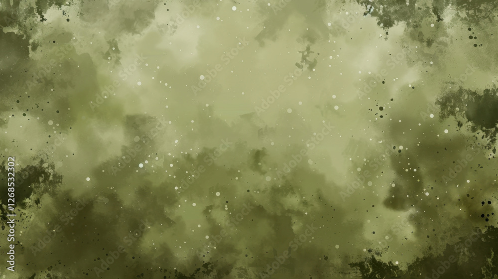 textured abstract background in shades of green with soft splashes and dots, creating calming atmosphere. Ideal for various design projects textured abstract background in shades of green with soft splashes and dots, creating calming atmosphere. Ideal for various design projects