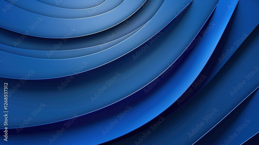 Sleek blue abstract background with layered curves creating depth and texture. smooth lines and gradients evoke sense of calm and modernity Sleek blue abstract background with layered curves creating depth and texture. smooth lines and gradients evoke sense of calm and modernity