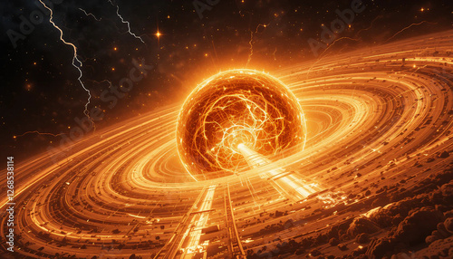 The Dyson Sphere: Harnessing the Final Energy of a Dying Star