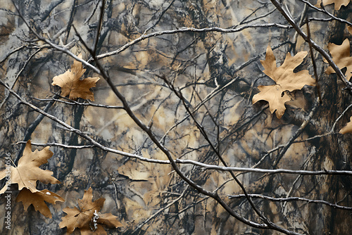 realistic camouflage seamless pattern. hunting camo for cloth, weapons or vechicles.