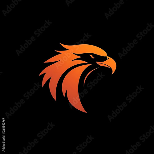 eagle head mascot vector logo