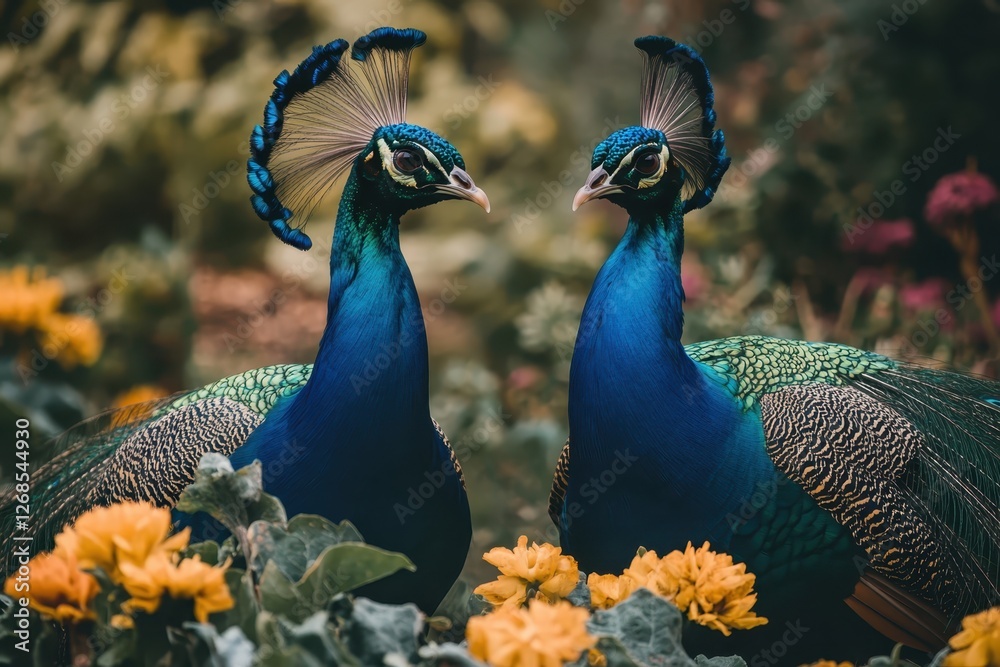 peacock in the forest
