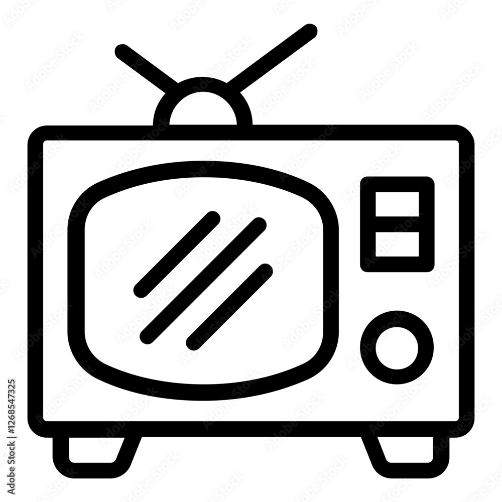 old tv icon old tv icon