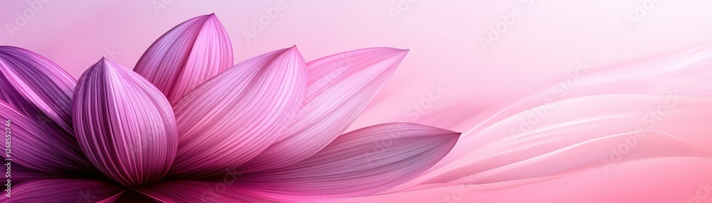 Closeup of a delicate pink flower blossom on soft pink background Closeup of a delicate pink flower blossom on soft pink background