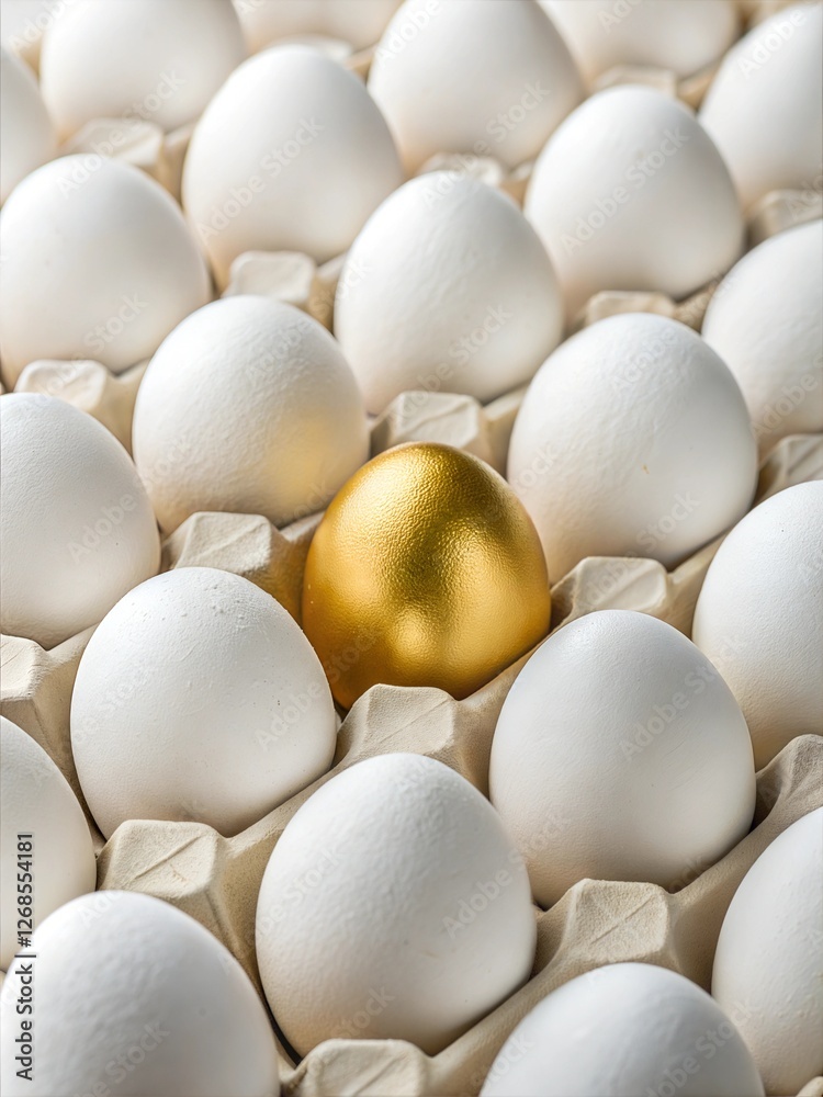 One Golden Egg Among White Eggs One Golden Egg Among White Eggs