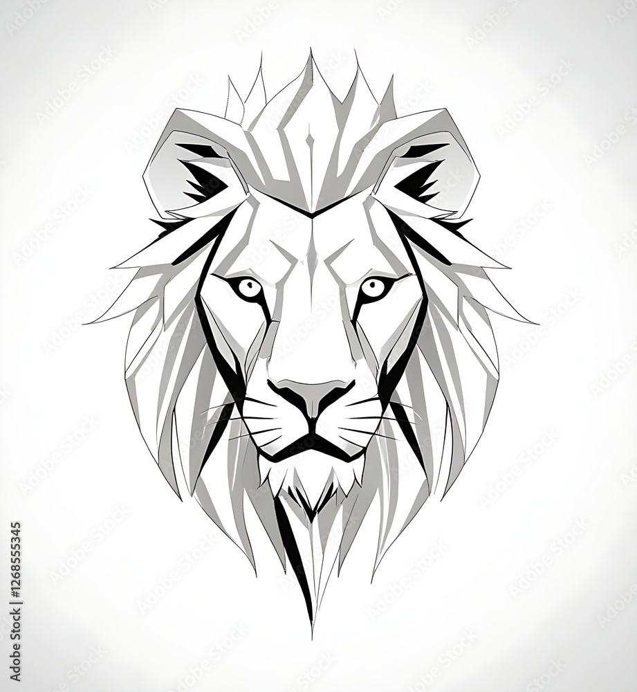 Obraz premium lion head mascot