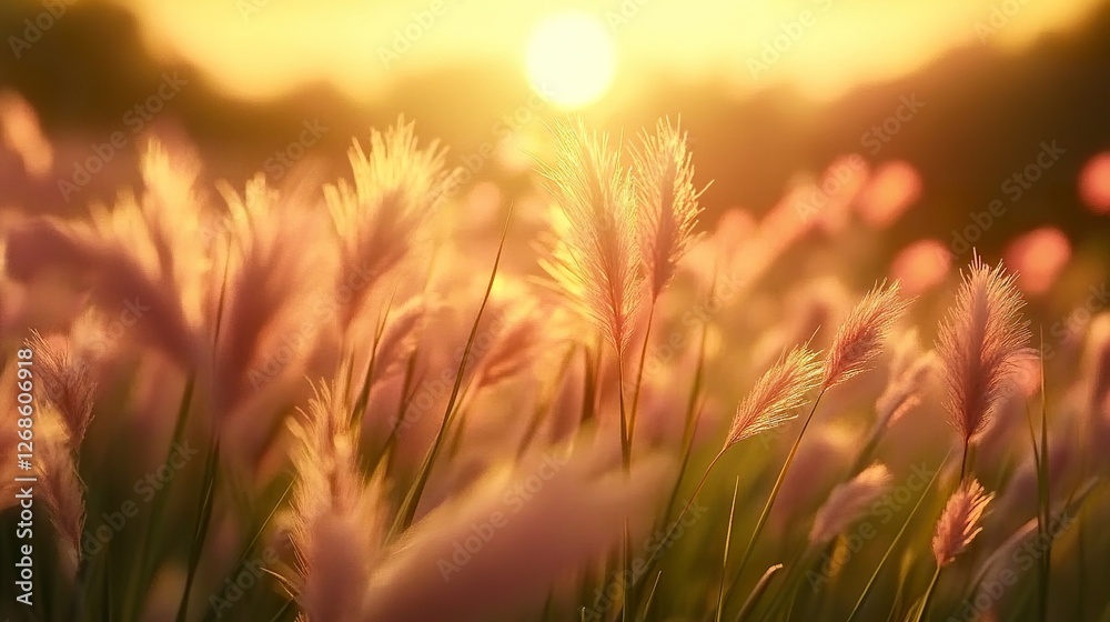 Sunset Grass Field Meadow Golden Hour Nature Photography Sunset Grass Field Meadow Golden Hour Nature Photography