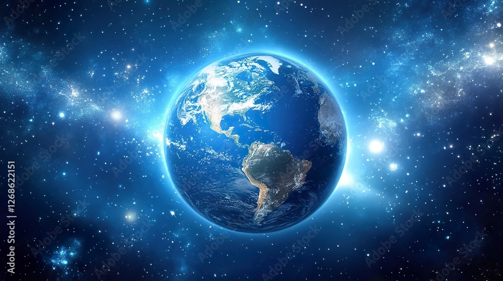 Globe showcasing six continents, representing global unity and earth science exploration. Globe showcasing six continents, representing global unity and earth science exploration.