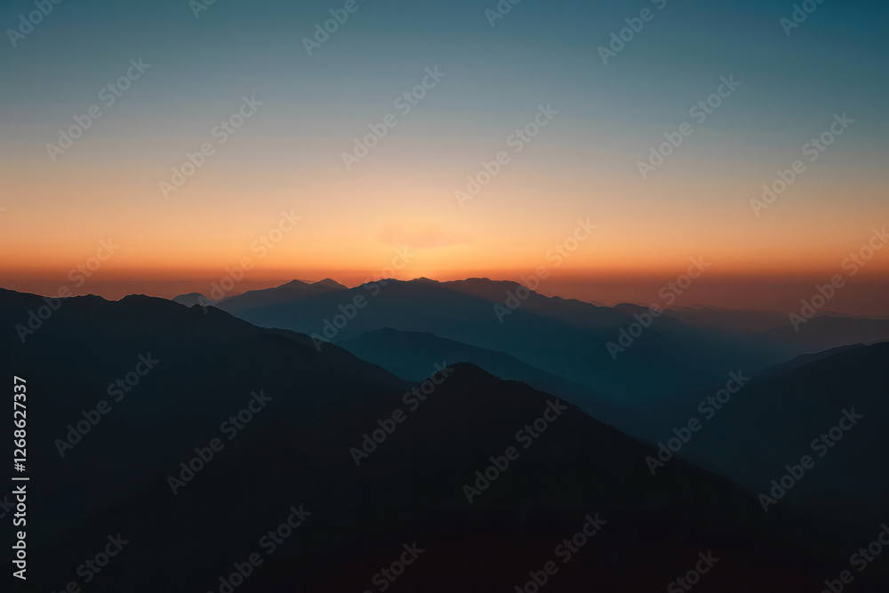 Sunrise over mountains western night twilight dawn peak hill valley sky cloud sunlight landscaped climate atmosphere Sunrise over mountains western night twilight dawn peak hill valley sky cloud sunlight landscaped climate atmosphere