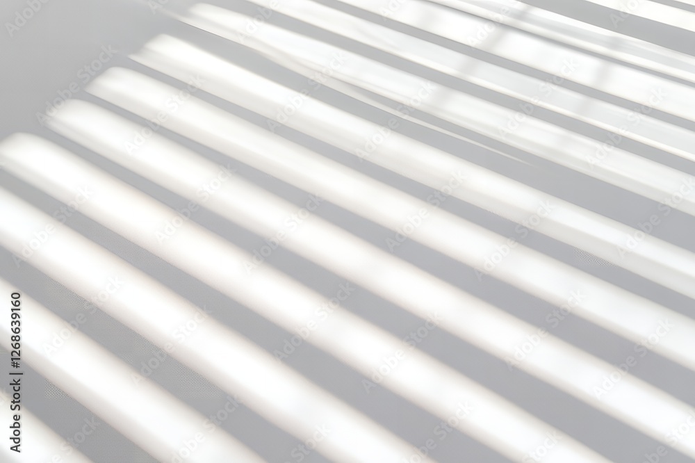 Obraz premium Abstract Light and Shadow Stripes Pattern from Window Blinds Texture Background