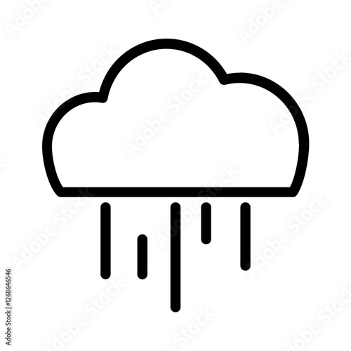 Rainy Cloud Icon